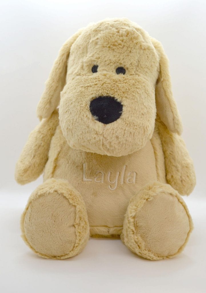 Dougal the Dog personalised soft toy - Archibald and Theodore